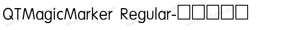 QTMagicMarker Regular字体转换